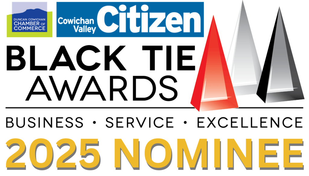 Black Tie award nominee badge for 2025